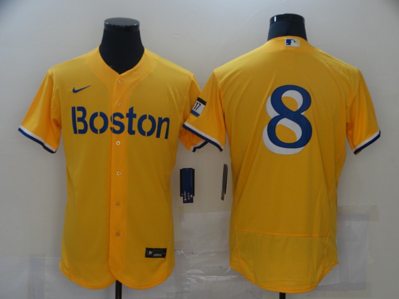 Red Sox 8 Gold Nike 2021 City Connect Replica Player Flexbase Jersey,We sell and wholesale Red Sox 8 Gold Nike 2021 City Connect Replica Player Flexbase Jersey on line form chian!